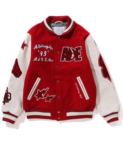 bape varsity jacket replica